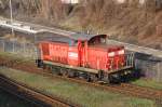 345 124-2  Bert  beim rangieren in Berlin Warschauer Strae, 22.01.2011