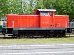 Diesellok 345 100-2 war am 12.5.2012 zu Gast in Putbus auf Rgen und wurde fr verschiedene Rangierarbeiten eingesetzt !