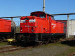 Nach meiner Aufnahme der 347 096 mit der Seitenbeschriftung  DB Cargo  am 19.01.2001 folgte am 24.04.2008 die beigefügte Aufnahme dieses Tfz.