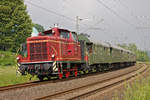 Wirtschaftswunderzug der Ruhrtalbahn - V 60 615 am 03.06.2018  in Wetter.