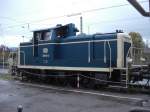 Die 260 106-0 im Bahnhof von Bad Endorf am 18.10.2009.