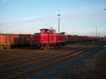 260 109 musste am 01.03.2012 im Bahnhof Siershahn kopfmachen.