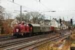 260 588-9 mit  Nikolaussonderzug  in Wuppertal, Dezember 2024.