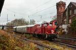 260 588-9 mit  Nikolaussonderzug  in Wuppertal, Dezember 2024.