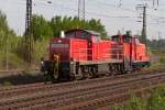 294 748-9 als LZ verlt am 30.04.2012 den Bahnhof Grokorbetha in Richtung Weienfels.