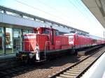 Regionalexpress nach Meinersen wird von der BR 363 111 bereitgestellt (Hannover Hbf) (4.8.2007)