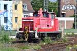 363 235 kam heute aus dem Bbf raus und fuhr durch den Kölner Hbf weiter ins Deutzer Feld zum tanken.

Köln 09.07.2022