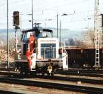 DB 365 632-9 am 2.3.1995 in Schweinfurt.