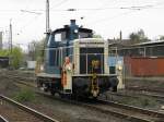 RSE 365 131-2 beim Rangieren in Beuel am 5.4.2011. Gru an den Tf