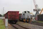 Die M700C der Eisenlegierungen Handelsgesellschaft mbH (elg) stand am 09.10.14 leider etwas ungünstig im Duisburger Hafen.