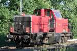 Die 262 005-2 der CC-Logistik durchfhrt Ratingen Lintorf Lz am 25.05.2011