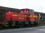 Eine MaK Lok X beim rangieren im Dsseldorfer Hafen.