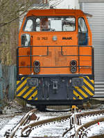 Ein MaK G 763 im März 2017 in Hattingen.