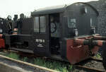 Die 100 750 am 19.09.1991 im Bw. Leipzig-Wahren.