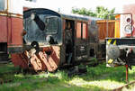 Köf 5205 am 30.08.2008 als Ersatzteilspender bei der Anhaltischen Bahngesellschaft Dessau