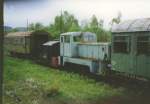 K 100 83..-8, eine V10B und zwei Genickschuwagen in Schwarzenberg 12.05.01