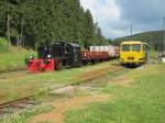 25.6.2011 9:42 Kleines Treffen im Museumsbahnhof Schnheide Sd.