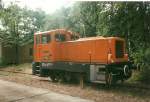 311 705 gehrt dem Loksammler Bernd Falz.Im August 1998 konnte man in Jterbog Altes Lager seine Sammlung bestaunen.
