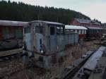 Am 02.11.13 sah ich beim Frderverein Historische Westschsische Eisenbahnen e.V. Wilzschhaus die V15 2550 vom ehem. VEB Walzengieerei Coswig.