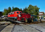 Köf 6382 (DB 322 520) mit 150 186 am 12.09.2009 im SEH Heilbronn.