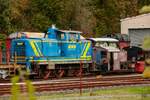 MWB 360 749-3 & Köf 4737 im Eisenbahnmuseum Bochum Dahlhausen, Oktober 2024.