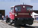 Unirail Kf 11093 beim Tag der Offenen Tr am 15.08.2009 im Eurobahn Betriebswerk Hamm-Heessen, hier von hinten bei einer Fhrerstandfahrt