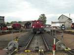 Kö3504 der DME Darmstadt hat ein paar Runden auf der Drehscheibe gedreht.
Gesehen bei den Bahnwelt-Tagen in Darmstadt-Kranichstein am 01.06.2014.