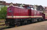 Heute war Diesel angesagt bei der HSB, 199 872 in Nordhausen Nord 14.08.2020