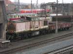 199 877-2 der HSB konnte man von der Zeppelinbrcke in Nordhausen aus sehen, am 13.03.10.