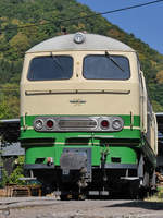 Die Henschel-Diesellok D5 der Brohltalbahn.