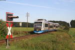 VT 104 als BOB86803 (München Hbf-Schliersee) bei Darching 23.7.19