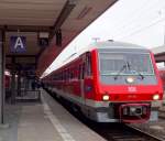 Am 5.3.13 stand der 610 002 zusammen mit zwei weiteren Triebwagen im Nürnberger Hauptbahnhof.