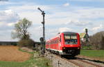 611 031-6 als RE 22308 (Neustadt(Schwarzw)-Rottweil) bei Löffingen 10.4.17
