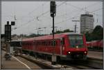 611 034 macht sich von Ulm Hbf aus auf den Weg nach Sigmaringen, 17.08.10