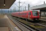 Nachschuss von 611 031-6 mit 611 039-8 als IRE 3379 (Basel Bad Bf - Singen (Hohentwiel)) in Basel Baf Bf bei der Abfahrt gen Hochrheinbahn.