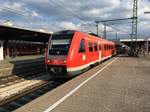 612 107 als Re 22342 nach Sigmaringen abfahrbereit am 24.06.17 in Ulm Hbf.