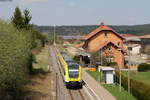 612 053-8 als RE 3210 (Ulm Hbf-Neustadt(Schwarzw)) in Unadingen 21.4.18