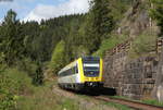 612 142-9 als RE 3211 (Neustadt(Schwarzw)-Ulm Hbf) bei Rötenbach 25.4.18