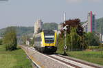 612 104-9 als RE 26551 (Crailsheim-Ulm Hbf) bei Bolheim 17.5.19