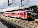 Erfurt am 29. August 2020 steht 612 117 als RE 3 nach Schmölln auf Gleis 8a