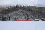 Nochmals ein Bild des 612 von der vorherigen Aufnahme bei Altstädten auf dem Weg nach Oberstdorf (26.02.2023)