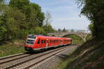 612 463 aus Schwandorf kommend am 1. Mai 2024 bei Pirkensee.