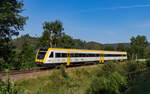 612 125 als RE 3211 (Villingen - Allmendingen) bei Immendingen 30.7.24