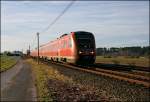 612 046/546 und 612 045/545 fahren bei Wickede (Ruhr) als RE17 (RE 3911)  Sauerland-Express  nach Kassel-Wilhelmshhe. (28.12.07)