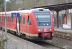 612 050-5 erwartet die Ausfahrt in Richtung Kassel-Wilhelmshhe. (Aufgenommen am 01.04.08 im Bahnhof Arnsberg)