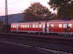BR 612 bei der Ausfahrt in Hofgeismar. (19.10.2004)