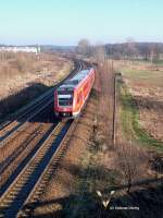 RE 17025 Dresden-Zittau bei Arnsdorf - 5.12.2004
