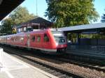 612 170-1 nach Regensburg in Hersbruck (rechts der Pegnitz) Anfang Oktober 2007