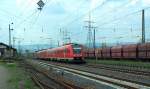 RE 3313 von Saarbrcken Hbf nach Frankfurt (Main) Hbf, in Mainz-Mombach; 23.04.2008