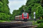 612 007 nach Trier, kurz nach unterquehren der A1 bei Veynau - 14.05.2011